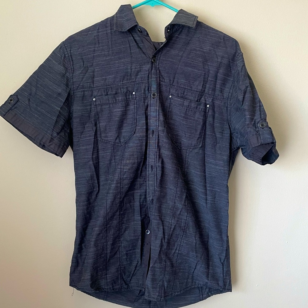 Vertical sport size L polo shirt